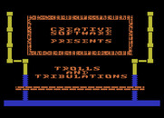 Trolls and Tribulations for Atari 8-bit - Title screen.