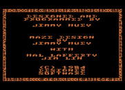 Trolls and Tribulations for Atari 8-bit - Game credits.