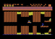 Trolls and Tribulations for Atari 8-bit - Jumping over one of the gaps...