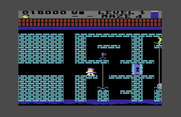 Trolls and Tribulations for Commodore 64 - Spiders get in the way here...