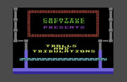 Trolls and Tribulations for Commodore 64 - Title screen.