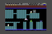 Trolls and Tribulations for Commodore 64 - Jumping over a gap in the platform...