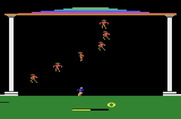 No Escape! for Atari 2600 - Starting screen / game demo.