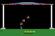No Escape! for Atari 2600 - Only a few opponents left, but I'm almost out of life...