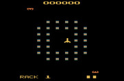 Solar Fox for Atari 2600 - Game start.