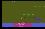 DragonStomper for Atari 2600 - I gained a staff after winning a battle.