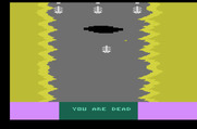 DragonStomper for Atari 2600 - Game over.