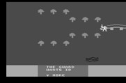 DragonStomper for Atari 2600 - The guard wants ID in order to cross the bridge...