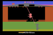 Oink! for Atari 2600 - The wolf almost got me!