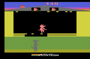 Oink! for Atari 2600 - Fill the gaps in the wall so the wolf can't get you!