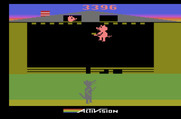 Oink! for Atari 2600 - The pig in the house of sticks...