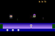 Space Cavern for Atari 2600 - Game start.