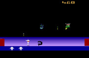 Space Cavern for Atari 2600 - Another creature on the ground approaching...