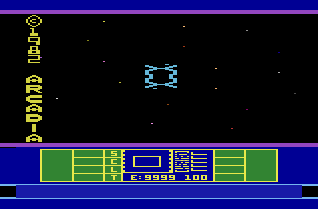 Phaser Patrol Atari 2600 Screenshot: Starting screen.