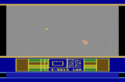 Phaser Patrol for Atari 2600 - I'm hit! The screen flashes white then fades again.