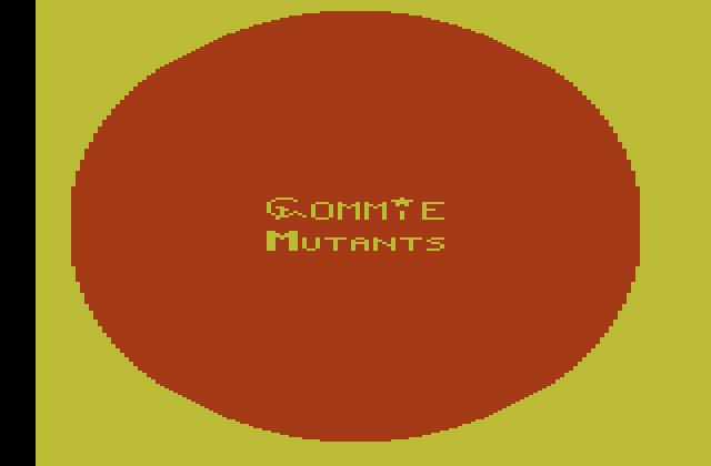 Communist Mutants from Space Atari 2600 Screenshot: Title screen.