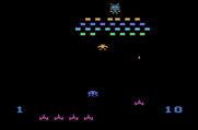 Communist Mutants from Space for Atari 2600 - Game start.