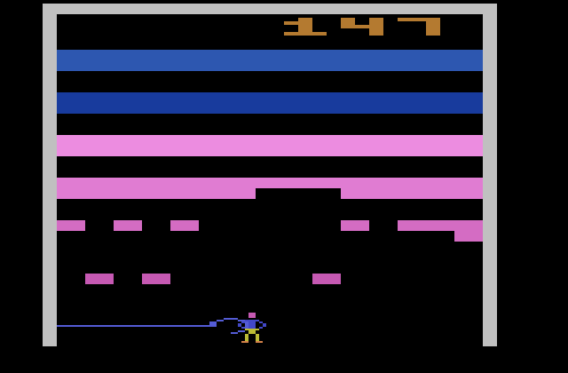 Fireball Atari 2600 Screenshot: Oops, dropped a ball...