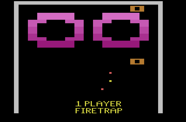 Fireball Atari 2600 Screenshot: First, select which game variation you want and the number of players.