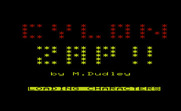 Cylon Zap for Commodore VIC-20 - Title screen.