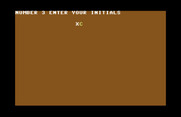 Cylon Zap for Commodore 64 - Game over, enter your initials...