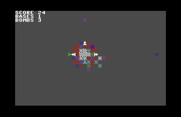 Cylon Zap for Commodore 64 - Crash! I've been hit!