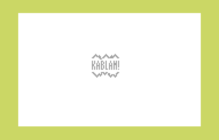 Kablam! Commodore 64 Screenshot: Title screen.