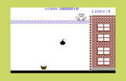 Kablam! for Commodore 64 - Catch the falling bombs...