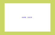 Kablam! for Commodore 64 - Game over.