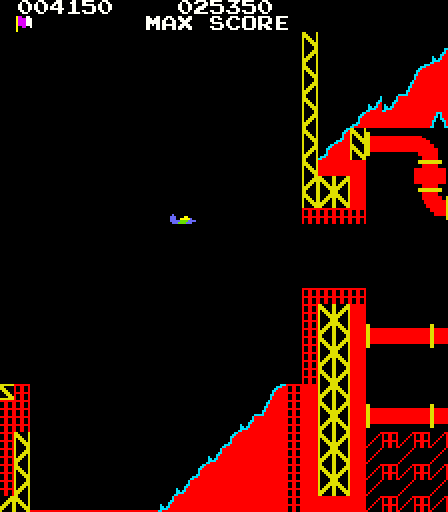 Looping Arcade Screenshot: The path is open, time to enter a maze!