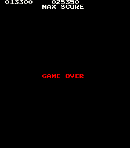 Looping Arcade Screenshot: Game over.
