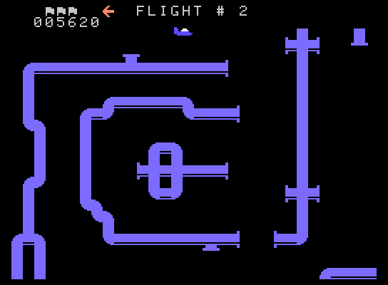 Looping ColecoVision Screenshot: Here's a maze to loop through...