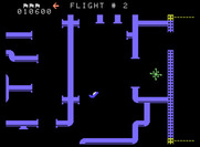 Looping for ColecoVision - Blast this opponent to sneak through the narrow opening...