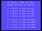 Looping for ColecoVision - Game options.