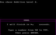 Fact Track for IBM PC/Compatibles - You can set a goal for each lesson.