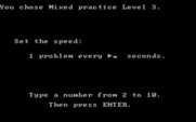 Fact Track for IBM PC/Compatibles - Setting options for some flashcards.