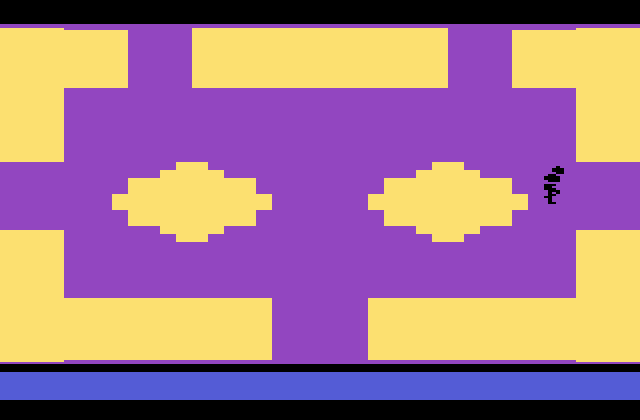 Swordquest: FireWorld Atari 2600 Screenshot: Which way should I go here?
