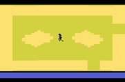 Swordquest: FireWorld for Atari 2600 - There are a number of different rooms to explore.