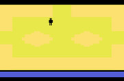 Swordquest: FireWorld for Atari 2600 - Game start.