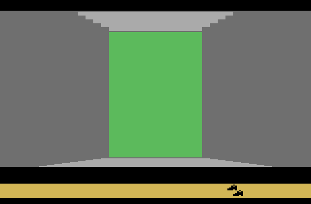 Swordquest: WaterWorld Atari 2600 Screenshot: Doorway to the next challenge.