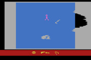 Raiders of the Lost Ark for Atari 2600 - One way to get to the next room is to blow a hole in the wall...