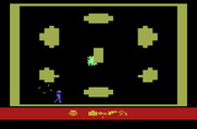 Raiders of the Lost Ark for Atari 2600 - In the spider room...running from dangerous flies and a huge spider!