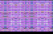 Yars' Revenge for Atari 2600 - Mission success! The screen flashes various colors and shapes.