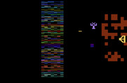 Yars' Revenge for Atari 2600 - Don't get hit when firing the canon!