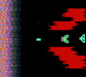 Yars' Revenge for Game Boy Color - Creating a path to attack my target...
