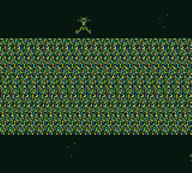 Yars' Revenge Game Boy Color Screenshot: First level completed!