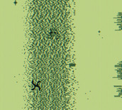 Yars' Revenge for Game Boy Color - Hiding in the neutral zone as the swirl flies by...