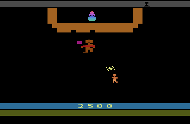 Krull Atari 2600 Screenshot: Attempting to rescue my bride...