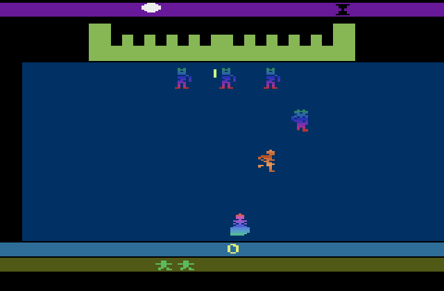 Krull Atari 2600 Screenshot: Game start.