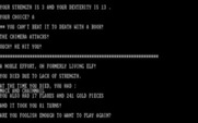 Wizard's Castle, The for IBM PC/Compatibles - Game over.